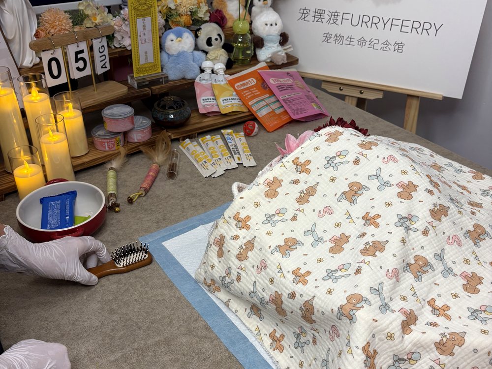 宠物骨灰交付与纪念品